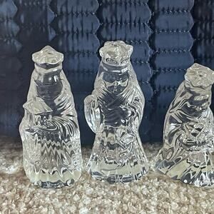 Marquis Waterford Crystal nativity 3 wiseman set